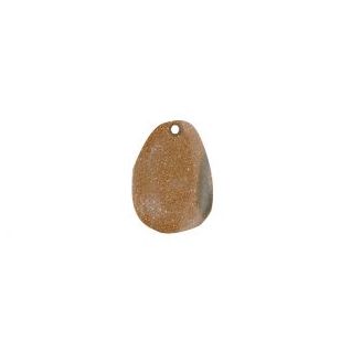 Colgante Agujero Aventurina Oro Marrón 2.5cm